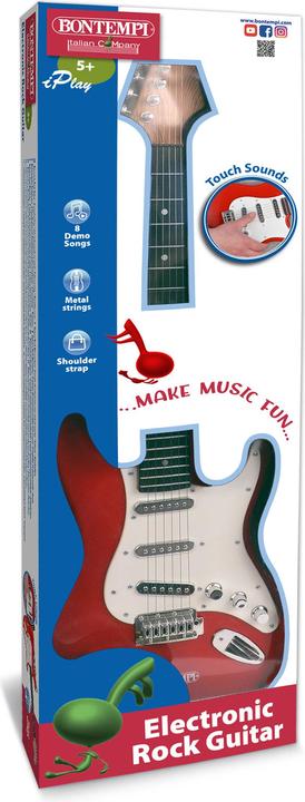 Immagine prodotto Bontempi Chitarra elettrica rossa con tracolla