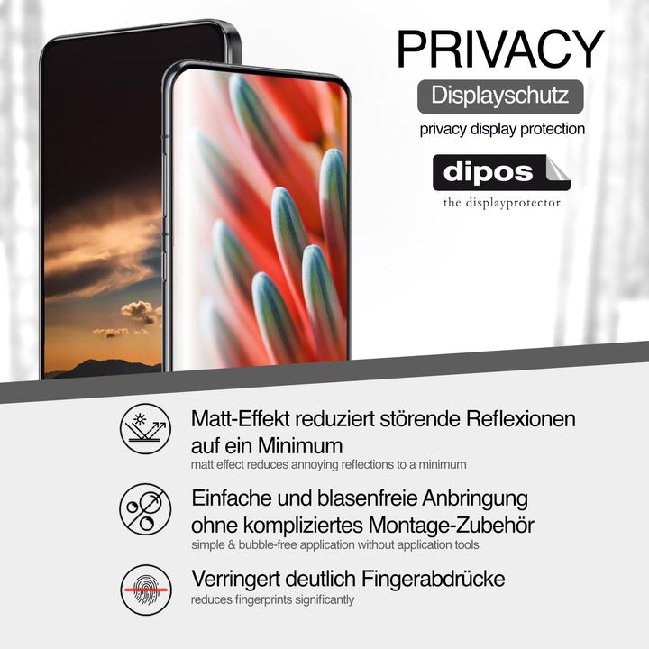 Produktbild Dipos Privacy Blickschutzfolie 4-Way (1 Stück, Honor Magic7 Lite)
