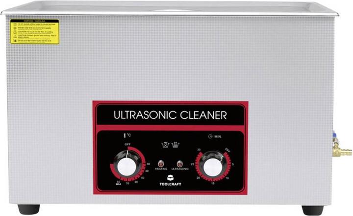 Image du produit Toolcraft USC-3000 Ultraschallreiniger Bürobedarf, Schmuck, Werkstatt 600 W 30 l (40 kHz, 30000 ml)