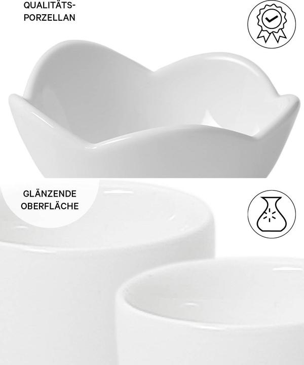 Actual product image Bowl, heart shape white, 10x9x5cm (1 l, 1 x)