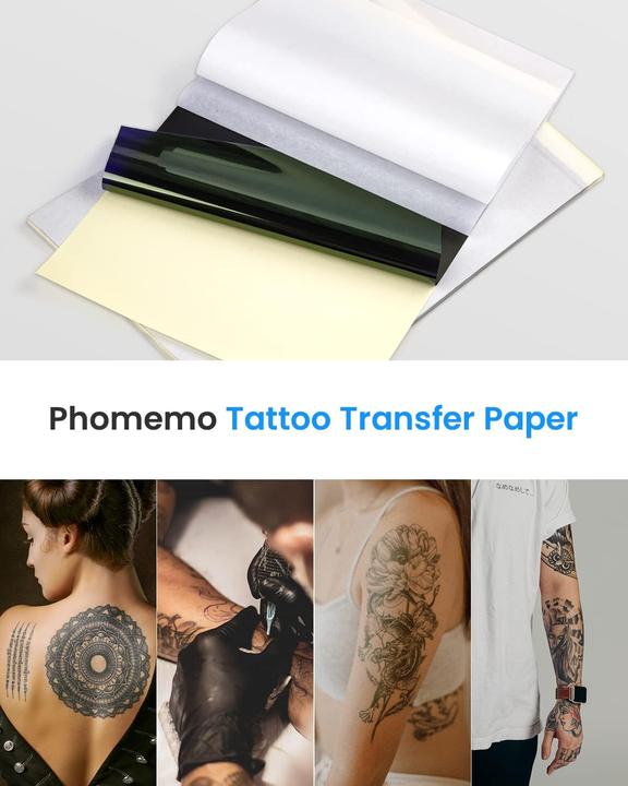 Produktbild Phomemo Tattoo Transferpapier A4 für M08F Drucker (100 Blatt)