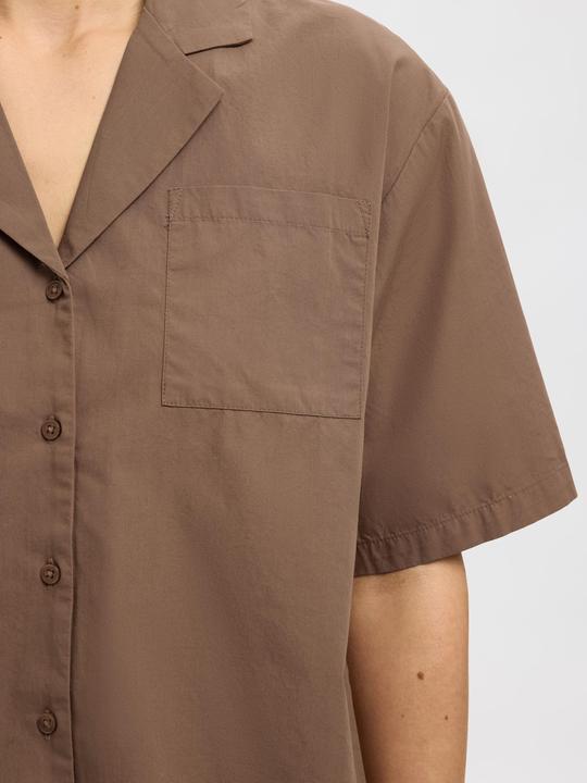 Actual product image Selected Femme Kurzarm Crop-Bluse (40)
