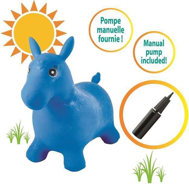 Produktbild Lexibook Aufblasbares blaues Hüpfpferd