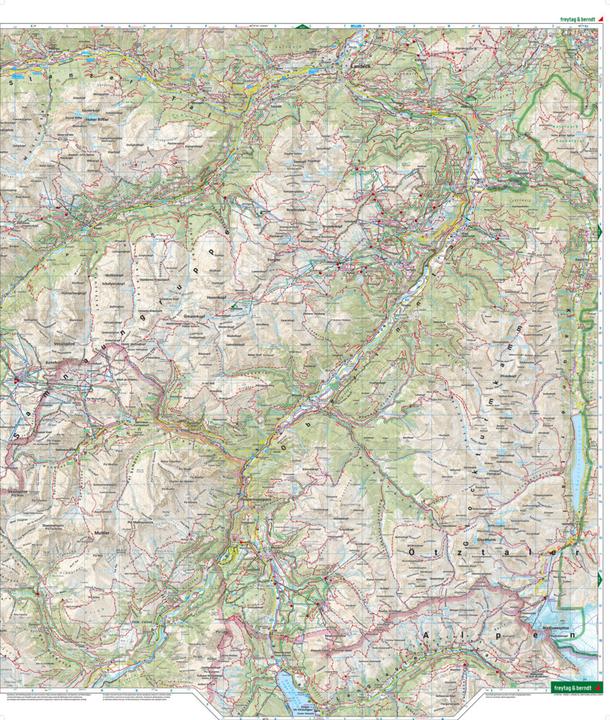 Produktbild Landeck - Reschenpass, Wander-, Rad- und Freizeitkarte 1:50.000, freytag & berndt, WK 254