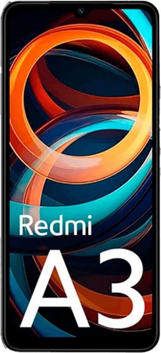 Productafbeelding Xiaomi Redmi A3 4GB/128GB Zwart (128 GB, Middernachtelijk zwart, 6.71", Dubbele SIM, 8 Mpx, 4G)
