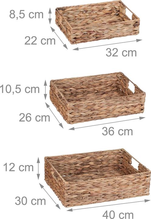 Actual product image Relaxdays 3x tray