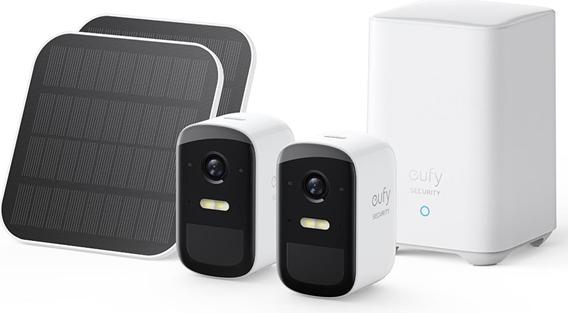Productafbeelding eufy eufyCam S210 (eufyCam 2C) Set met 2 camera's incl. HomeBase S380 Solar (1920 x 1080 Pixels)