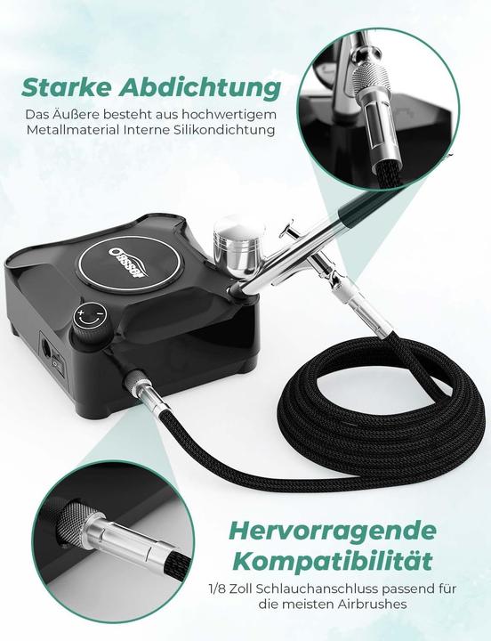 Immagine prodotto Oasser Airbrush Set mit Kompressor
