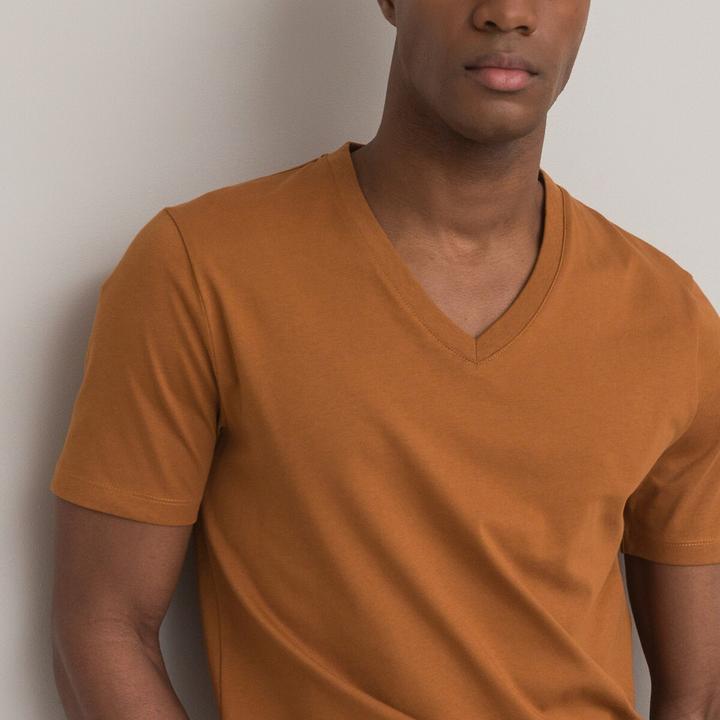 Immagine prodotto La Redoute Collections T-Shirt mit V-Ausschnitt (M)