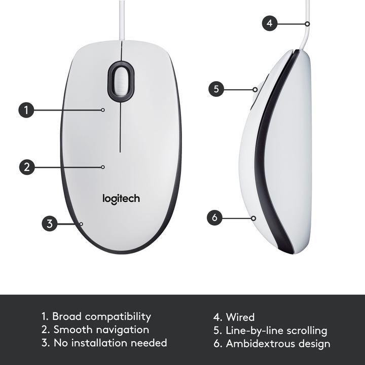 Image du produit Logitech M100 (Filaire)