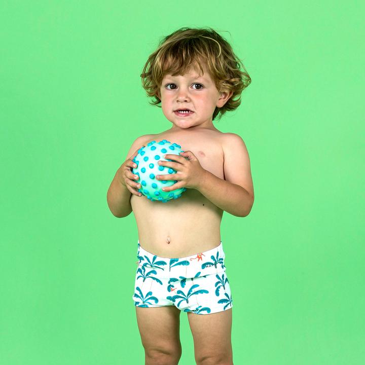 Produktbild Nabaiji Badehose Boxer Baby/Kinder - Affe weiss (74, 75)