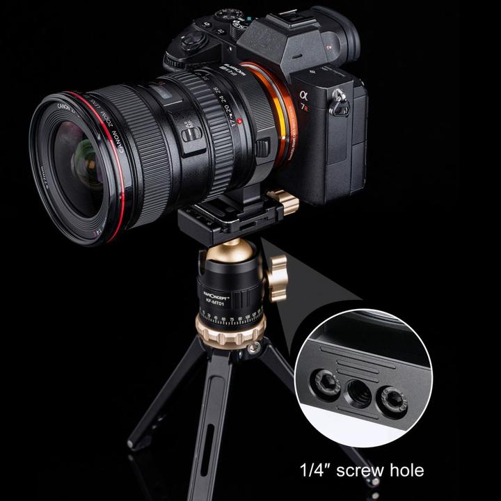 Actual product image K&F Concept Electronic Autofocus Camera Lens Adapter Ring for Canon EF/EF-S Lens to Sony E-mount