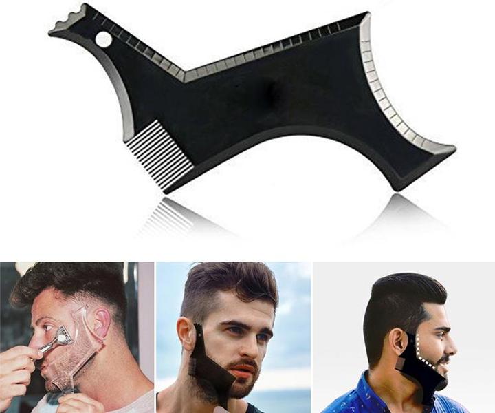Actual product image Ueli Express Beard Styling Cutting Template Template Markant