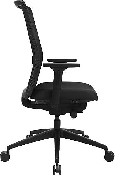 Immagine prodotto Topstar Sedia girevole da ufficio SITNESS AirWork, con braccioli regolabili, nero.