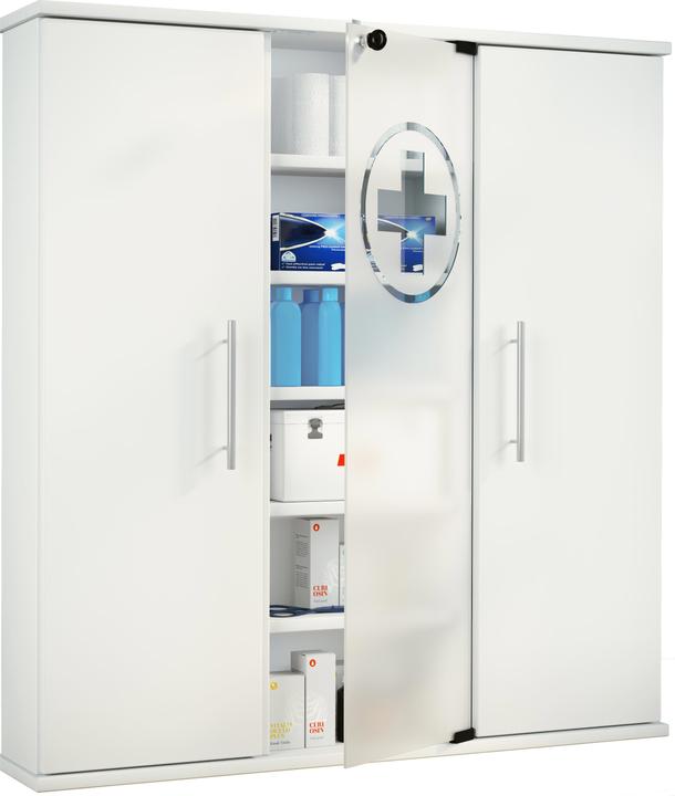 Produktbild VCM Medizinschrank Arzneischrank Santila (88 x 18 x 92 cm)