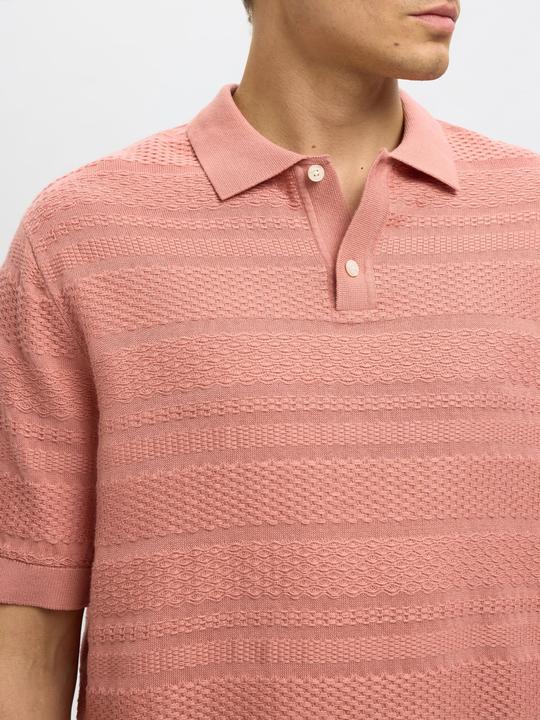 Image du produit Selected Homme Textured Polohemd aus Strick (S)