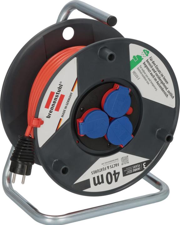 Produktbild Brennenstuhl Kabeltrommel Garant 290 40m IP 44 H05VV-F3G1.5 (40 m, 1.50 mm²)