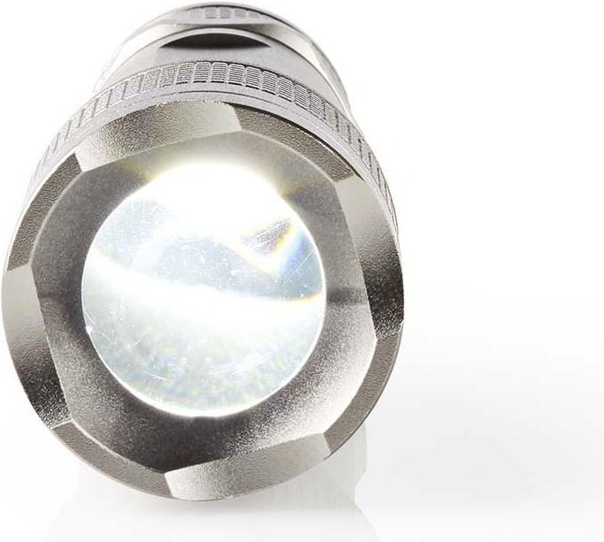 Produktbild Nedis LED-Taschenlampe, Premium, 330lm - silber (3.40 cm, 330 lm)