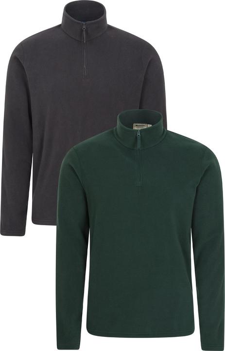 Produktbild Mountain Warehouse Camber II FleeceOberteil (2erPack) (4XL)