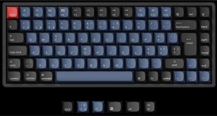Produktbild Keychron K2 Pro (CH, Kabelgebunden, Kabellos)