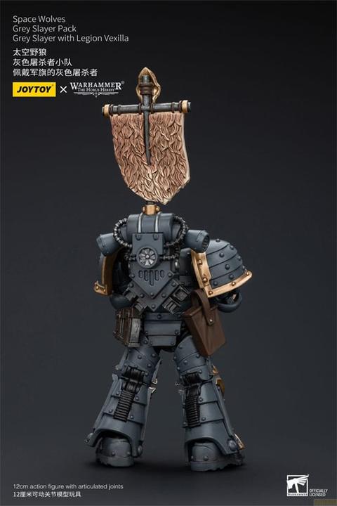 Image du produit Joy Toy Warhammer The Horus Heresy Figurine 1/18 Space Wolves Grey Slayer Pack Grey Slayer With Legion Ve