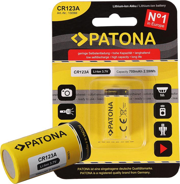 Produktbild Patona CR123A (Kamera Akku)