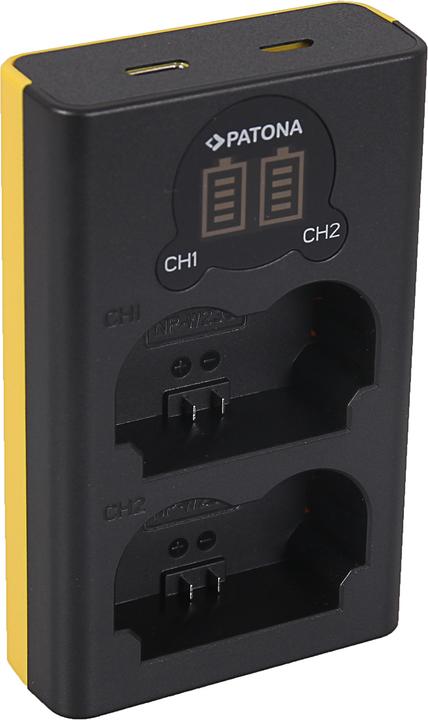 Patona Dual LCD Charger USB Fuji NP-W235 (Kamera Akku Ladegerät)