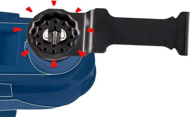 Actual product image Bosch Professional Zubehör EXPERT MultiMax PAIZ 32 APIT blade for multifunction tools, 32 mm, 10 pieces