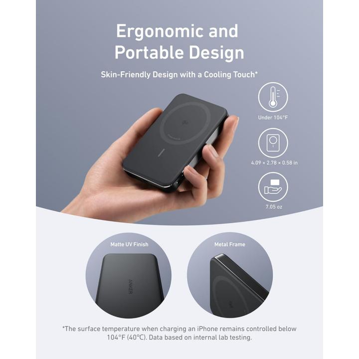 Actual product image Anker MagGo (10000 mAh, 15 W)
