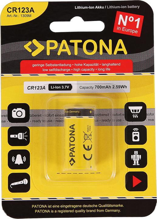 Produktbild Patona CR123A (Kamera Akku)