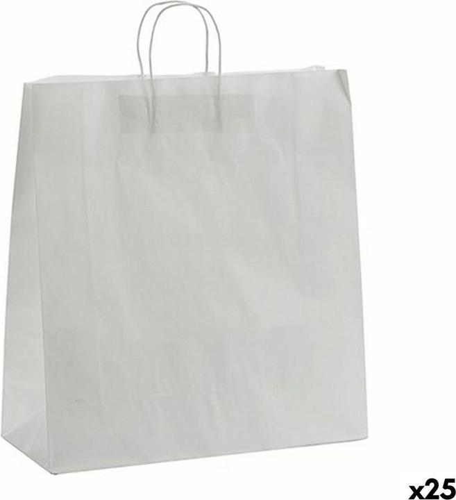 Pincello Papiertaschen 46 x 16 x 59 cm Weiss (25 Stück)