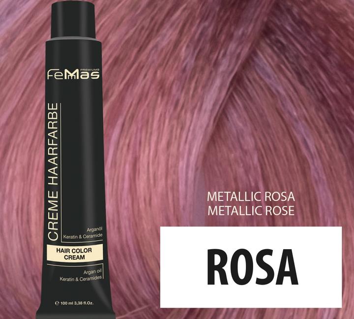 Image du produit FemMas rose) Couleur des cheveux Metallıc 100ml (Rose)