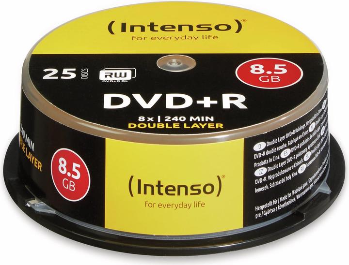 Intenso Boîte à gâteaux DVD+R (25 x)