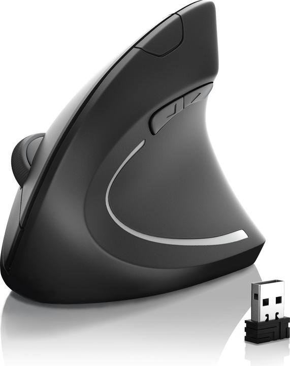 CSL optical wireless radio mouse vertical - Bluetooth + 2.4 Ghz radio - vertical version (Wireless)