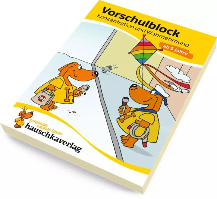Produktbild Vorschulblock - Konzentration und Wahrnehmung (Deutsch, Sabine Dengl, Linda Bayerl, 2015)