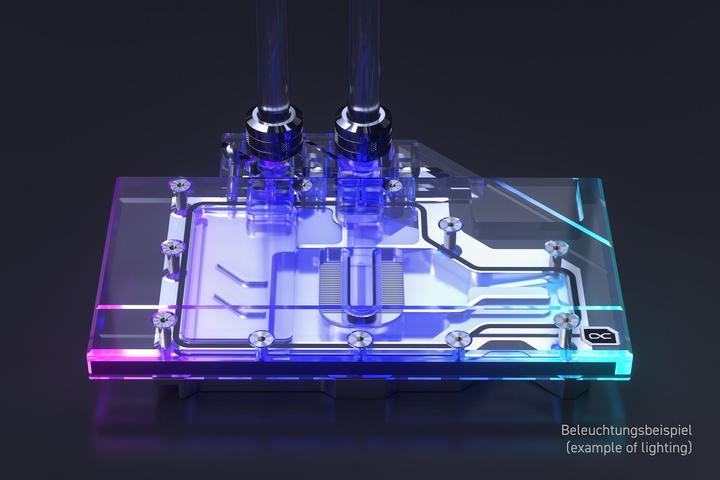 Produktbild Alphacool Eisblock Aurora GPX-N RTX 3070 Ti AMP Holo mit Backplate - Acryl + Nickel