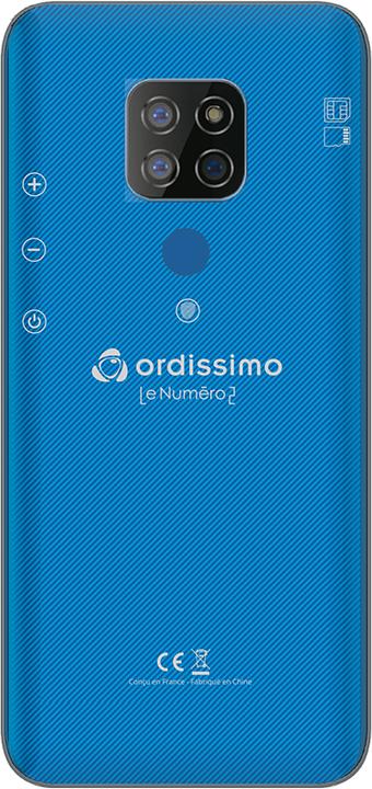 Image du produit Ordissimo Le Numéro 2 (64 Go, Bleu, 6.30", Double SIM, 20 Mpx, 4G)