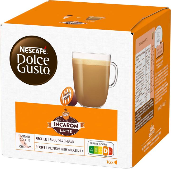 Produktbild Nescafé Dolce Gusto Incarom Latte (16 x Port.)