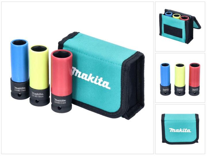 Produktbild Makita Steckschlüssel-Set (19 mm, 21 mm, 17 mm)