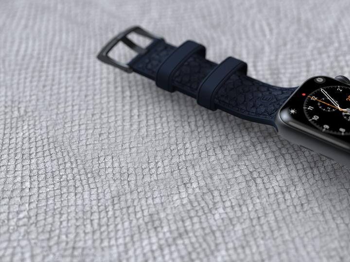 Produktbild Njord Vatn Watch Strap For (40 mm, 41 mm, Lachsleder, Edelstahlverschluss, Veganes Leder)