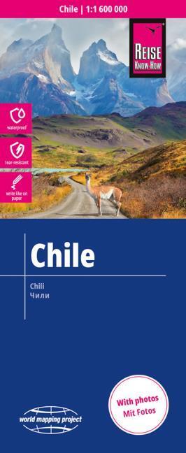 Produktbild Landkarte Chile (1:1.600.000)