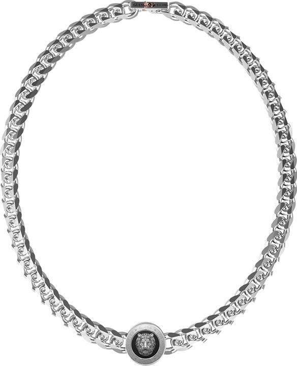 Guess LION KING Halskette (Edelstahl, 53 cm)