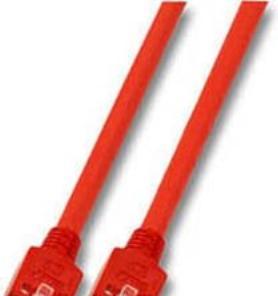 Produktbild EFB Elektronik Hersteller: RJ45 Crossover Patchkabel SF/UTP, Cat.5e, TM11, UC300, 5m, rot Das in Eur (SF/UTP, CAT5e, 5 m)
