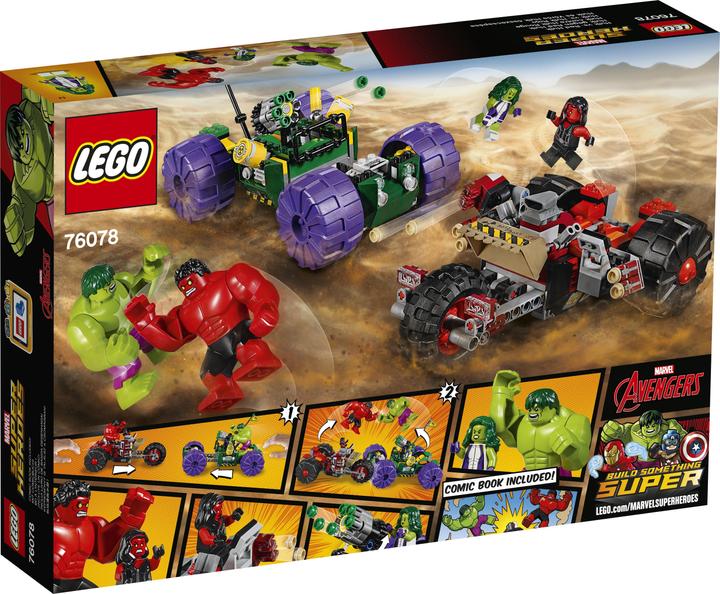 Produktbild LEGO Marvel Super Heroes Hulk gegen Red Hulk (76078, LEGO Marvel)