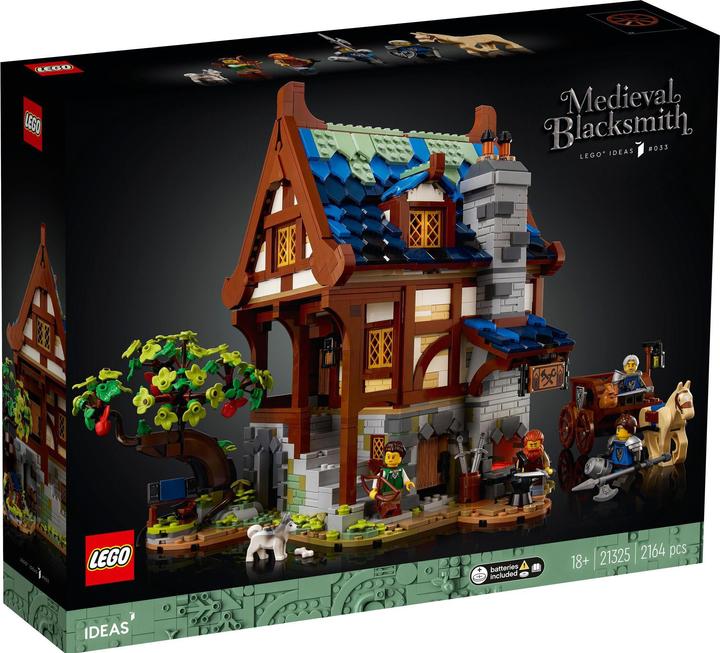 Image du produit LEGO Le forgeron médiéval (21325, LEGO Ideas, LEGO difficiles à trouver)