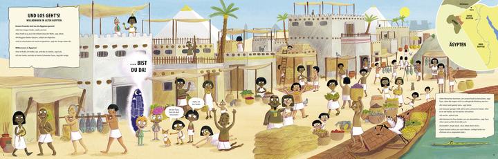 Produktbild Zeitreise im Schlafanzug. Erlebe das alte Ägypten (Deutsch, Cornelia Panzacchi, Matt Robertson, Timothy Knapman, 2025)