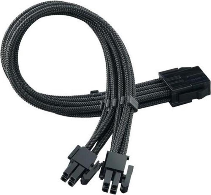 Silverstone Câble de rallonge d'alimentation 8-8(4+4)Pin 0.08mm Noir