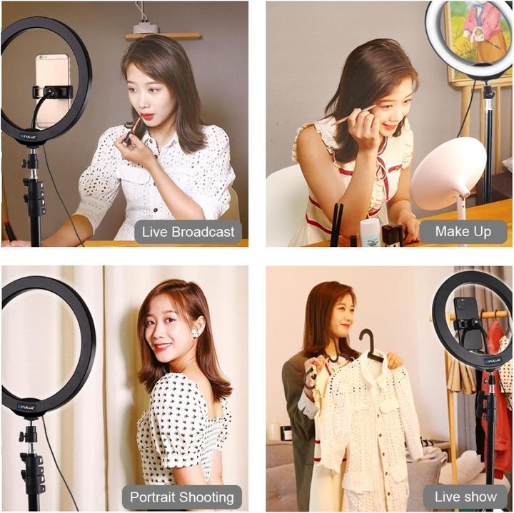 Produktbild Puluz PKT3035 Selfie Videoleuchte 26cm (Ringleuchte)