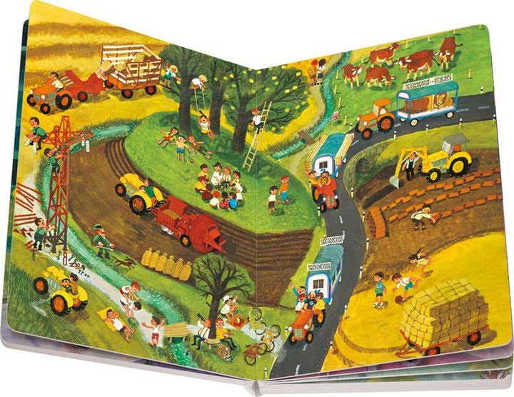 Actual product image Ravensburger Mein Wimmelbuch: Bei uns im Dorf (German, Ali Mitgutsch, 2023)