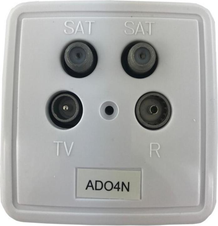 Produktbild Televes Antennendose ADO 4N Stichleitungsdose 4-Loch TWIN EINZEL (15 dB, Antennendose)
